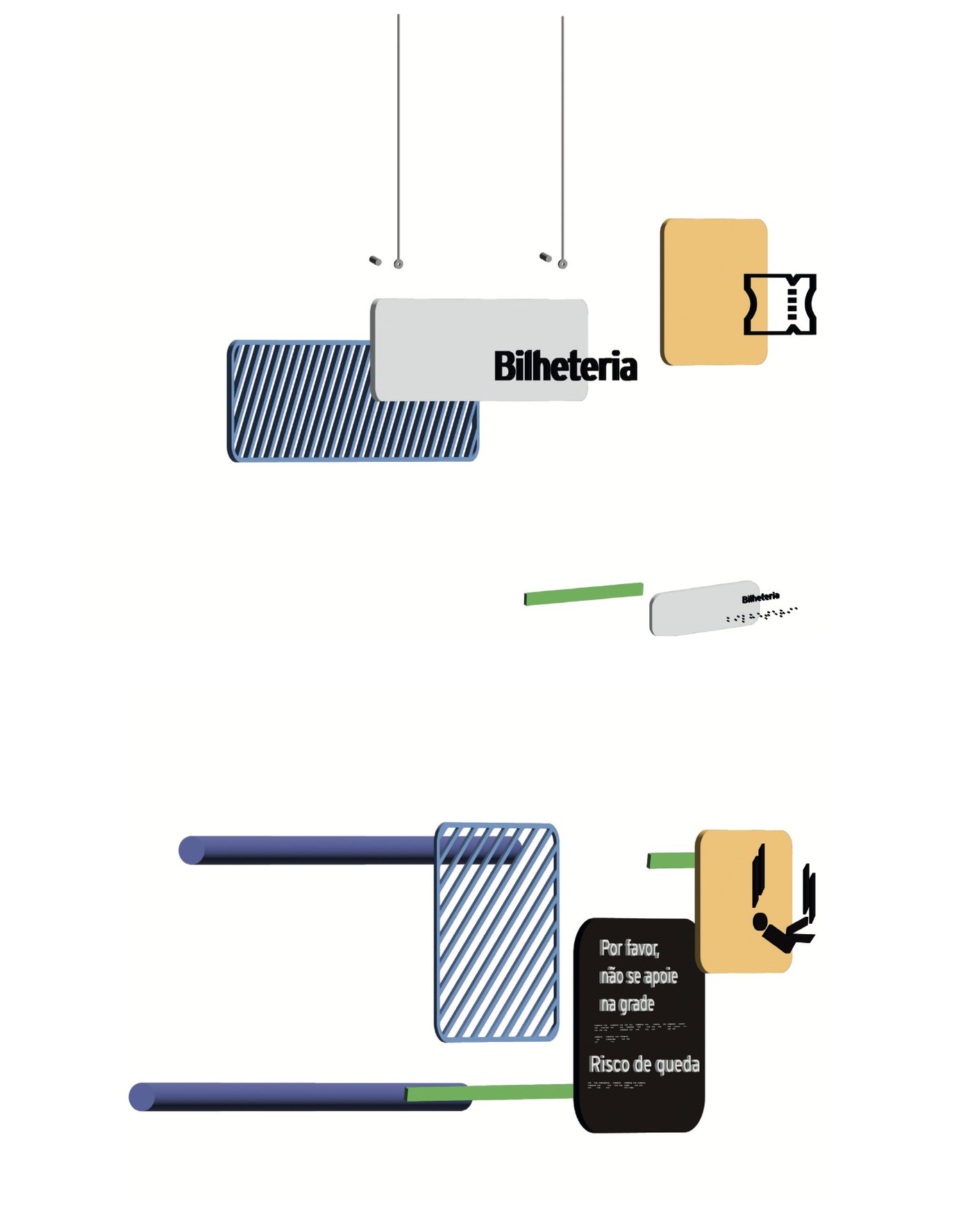 Estudo da placa de bilheteria